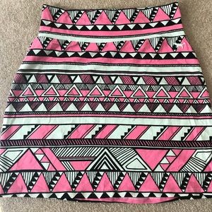 VS Pink patterned skirt